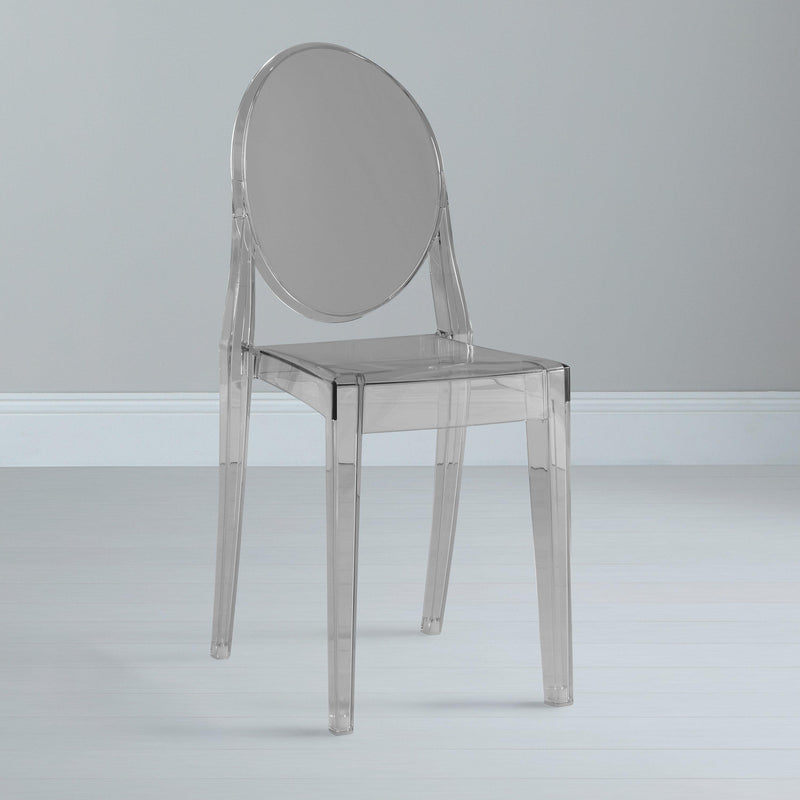 Kartell Victoria Ghost chair in transparent polycarbonate - British product