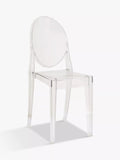 Kartell Victoria Ghost chair in transparent polycarbonate - British product