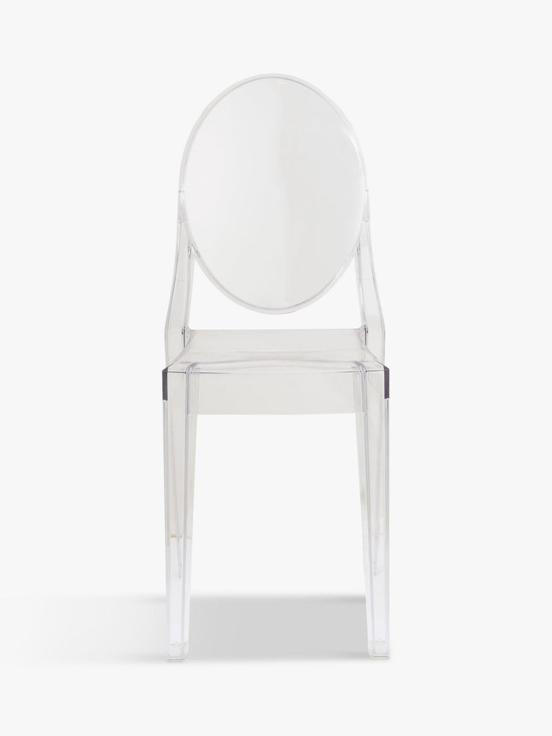 Kartell Victoria Ghost chair in transparent polycarbonate - British product