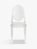 Kartell Victoria Ghost chair in transparent polycarbonate - British product