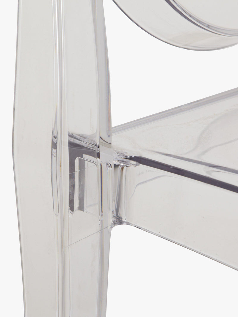 Kartell Victoria Ghost chair in transparent polycarbonate - British product