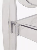 Kartell Victoria Ghost chair in transparent polycarbonate - British product
