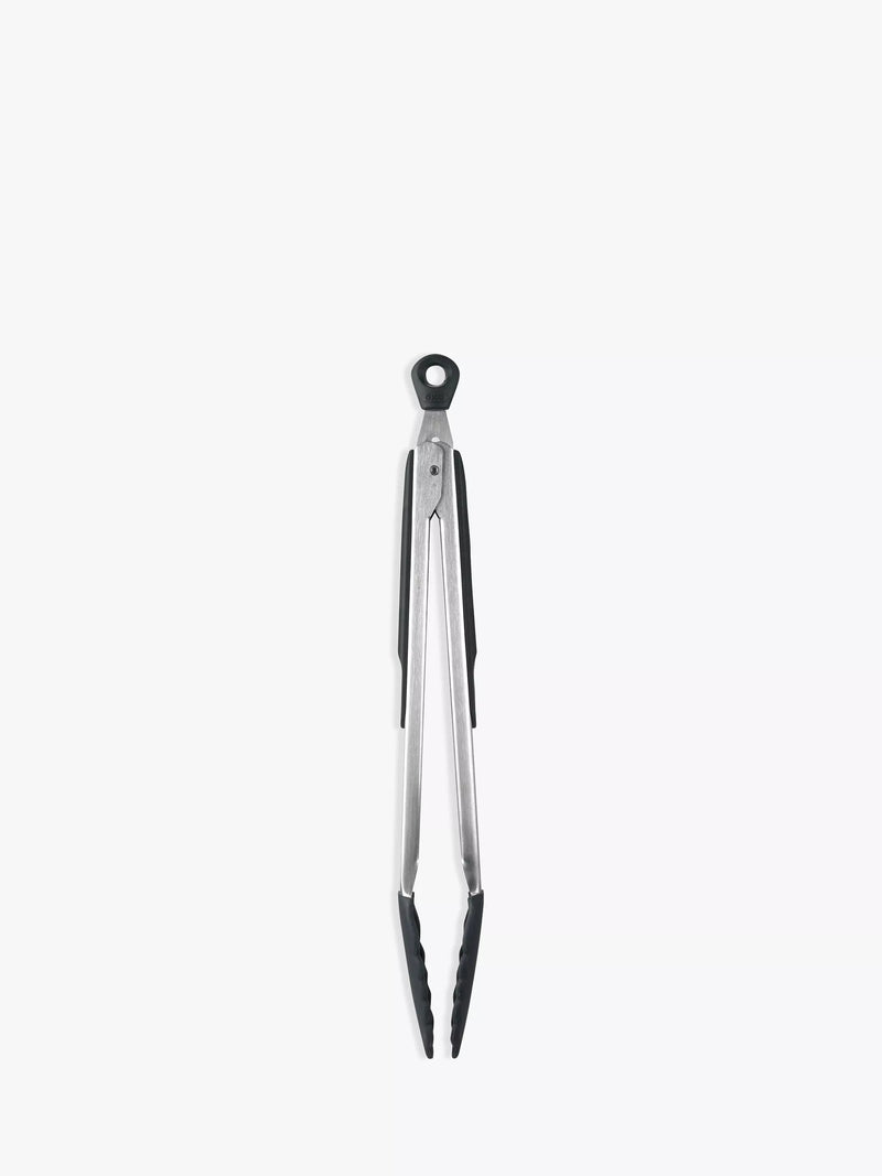 OXO locking tongs with silicone heads 12-inch, imported from the UK