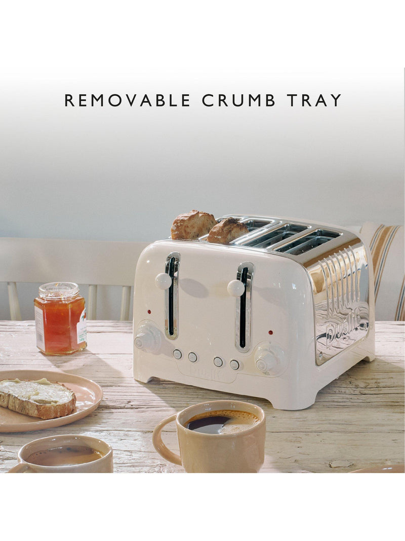 Dualit 4 Slice Lite Toaster in white - British product