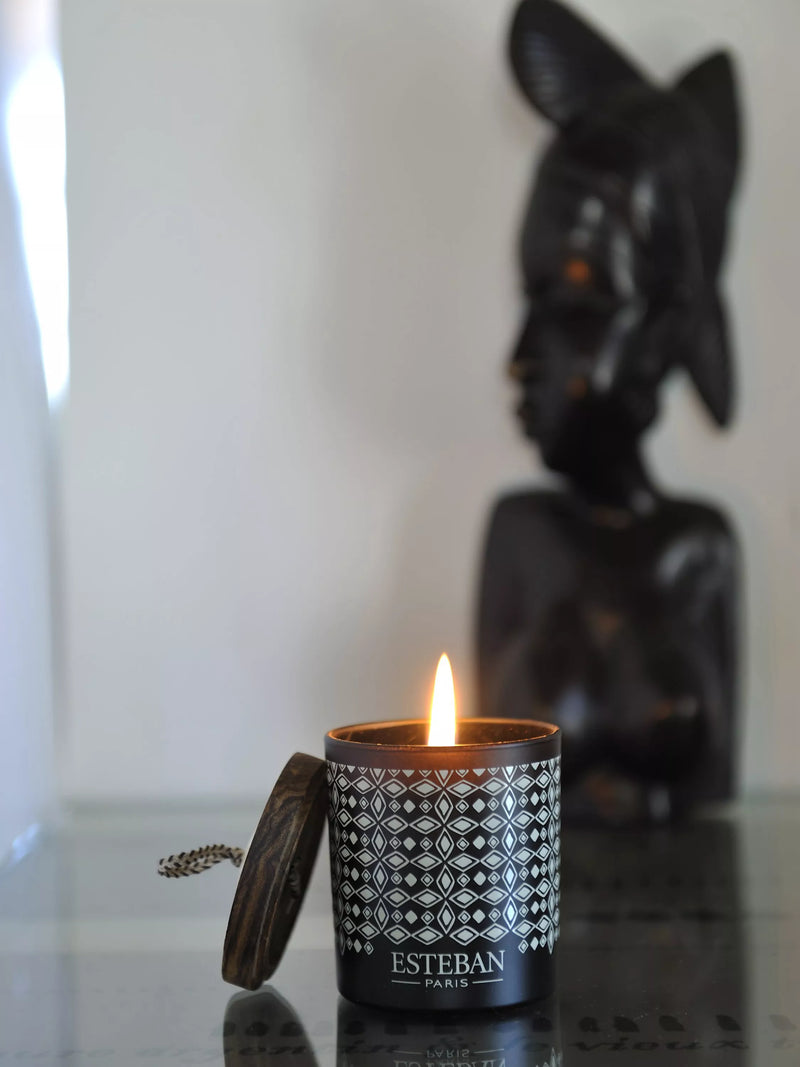 Esteban Teck & Tonka scented candle 180g - British product