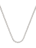 Nina B unisex silver Belcher chain 45cm - British product