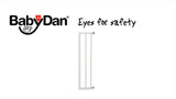BabyDan Premier Pressure Gate Extension Kit with 2 x 7cm extensions - British product