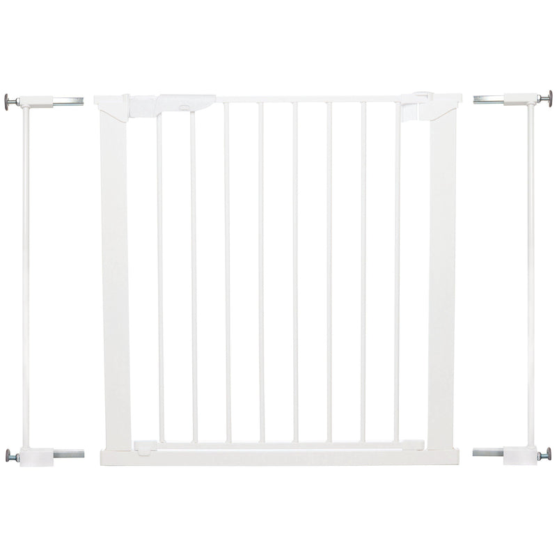 BabyDan Premier True Pressure Gate with extensions, white - British product