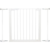 BabyDan Premier True Pressure Gate with extensions, white - British product