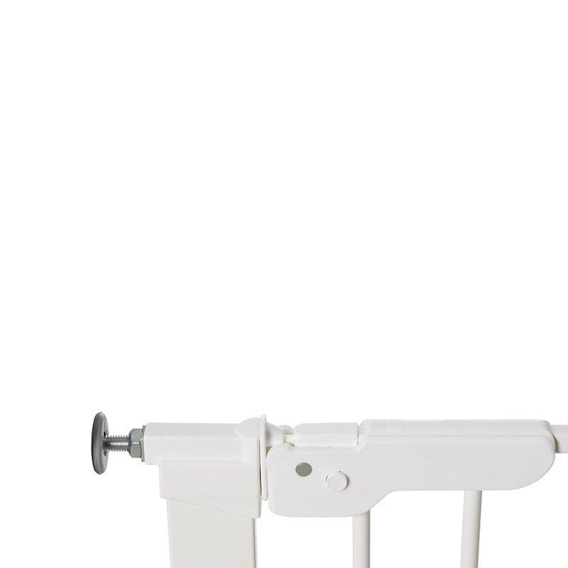 BabyDan Premier True Pressure Gate with extensions, white - British product