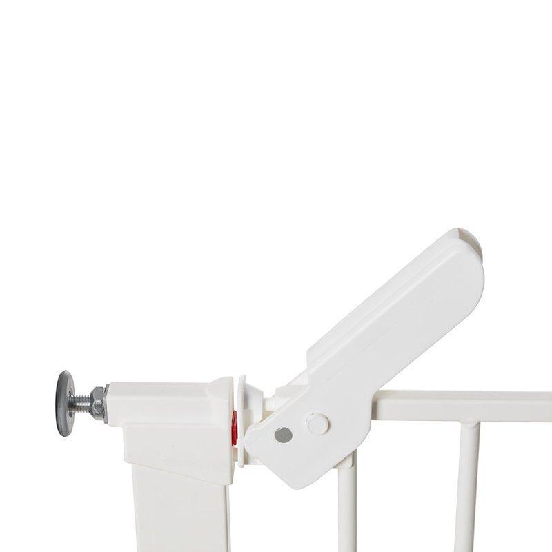 BabyDan Premier True Pressure Gate with extensions, white - British product