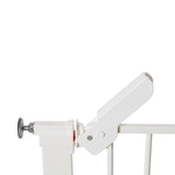 BabyDan Premier True Pressure Gate with extensions, white - British product