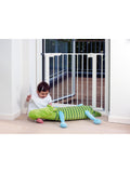 BabyDan Premier True Pressure Gate with extensions, white - British product