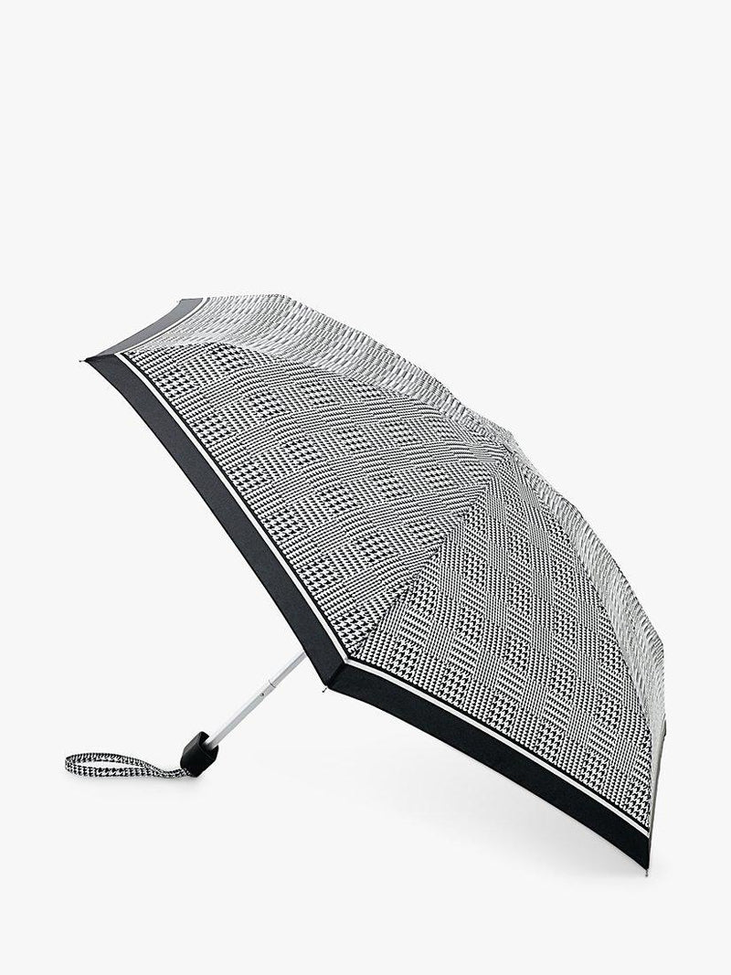 Fulton Tiny-2 compact folding umbrella black white - British product