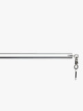Acrylic Curtain Draw Rods Clear Pair 75cm