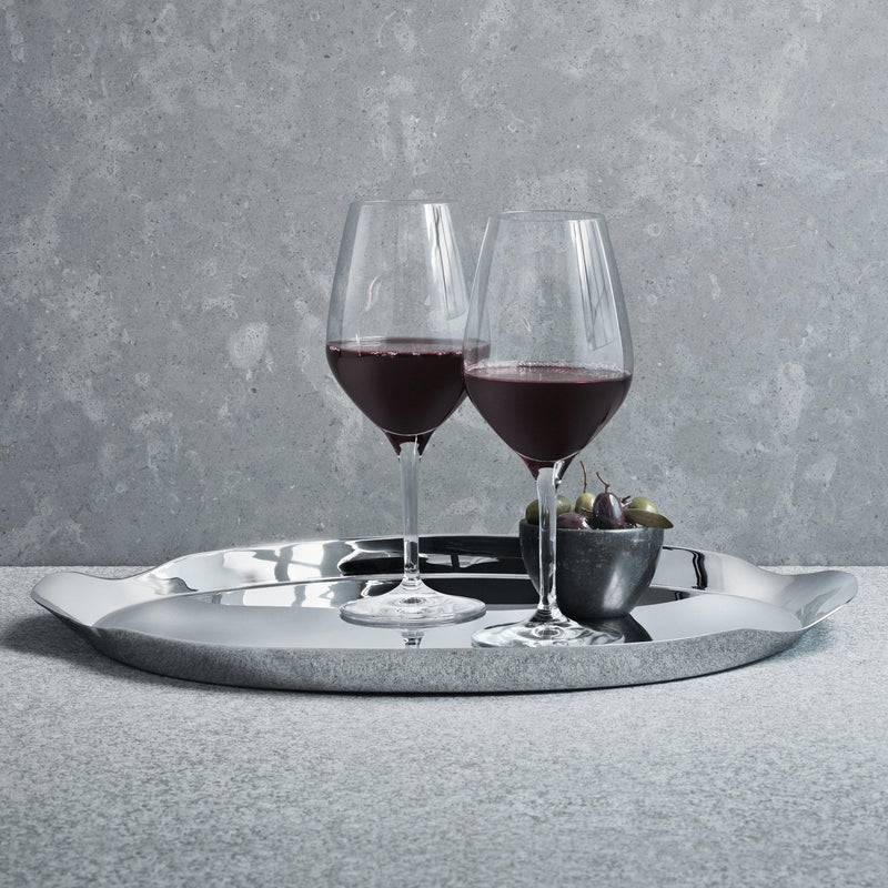 Georg Jensen stainless steel serving tray 39.4 cm (British brand)