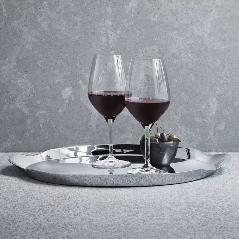 Georg Jensen stainless steel serving tray 39.4 cm (British brand)