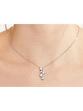 Jools by Jenny Brown cubic zirconia bubble pendant necklace (British brand)