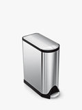 simplehuman kitchen recycling bin brushed stainless steel 40L (British brand)