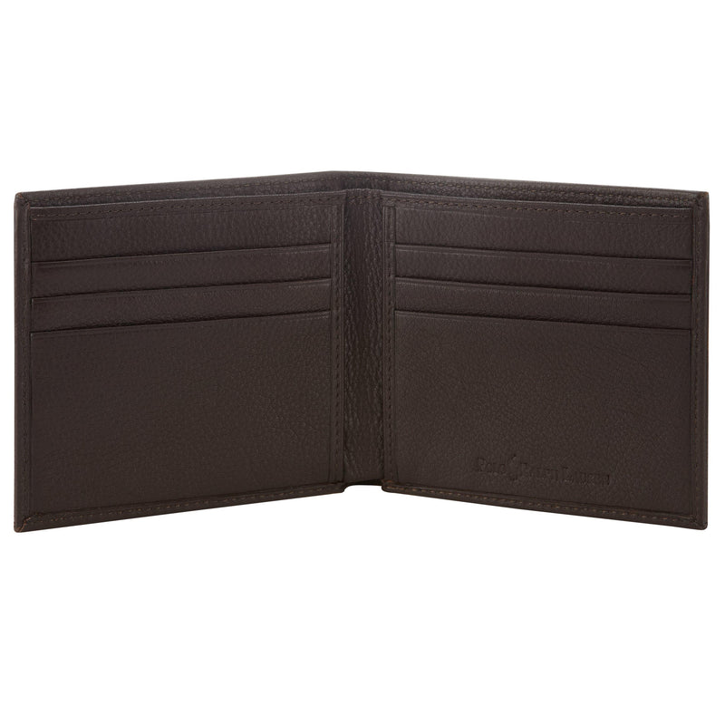 Polo Ralph Lauren pebble grain leather wallet, imported from the UK