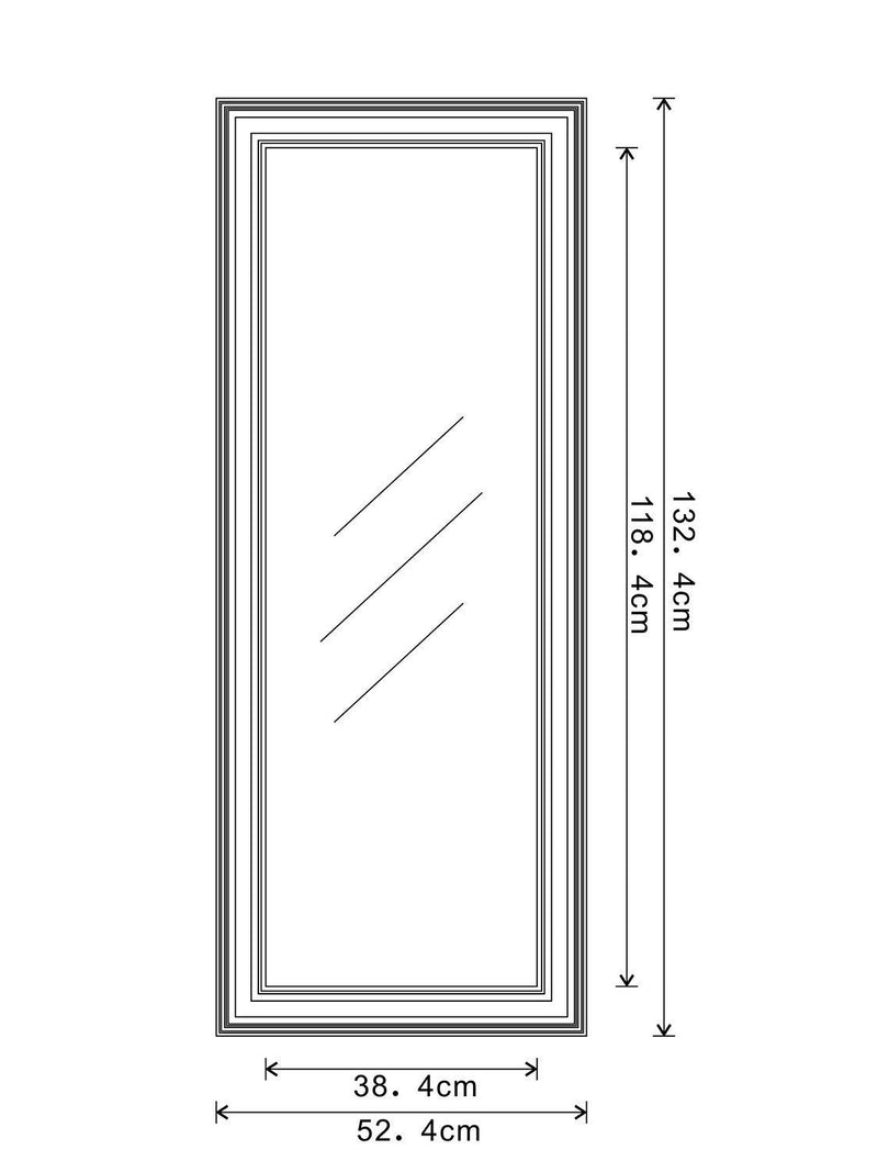 John Lewis full length mirror cream 132x52cm (British brand)