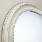 John Lewis overmantel mirror cream distressed finish (British brand)
