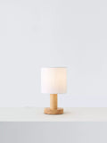 John Lewis Slater wood touch table lamp, UK version
