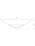 John Lewis Tessa Uplighter Wall Light White - British product