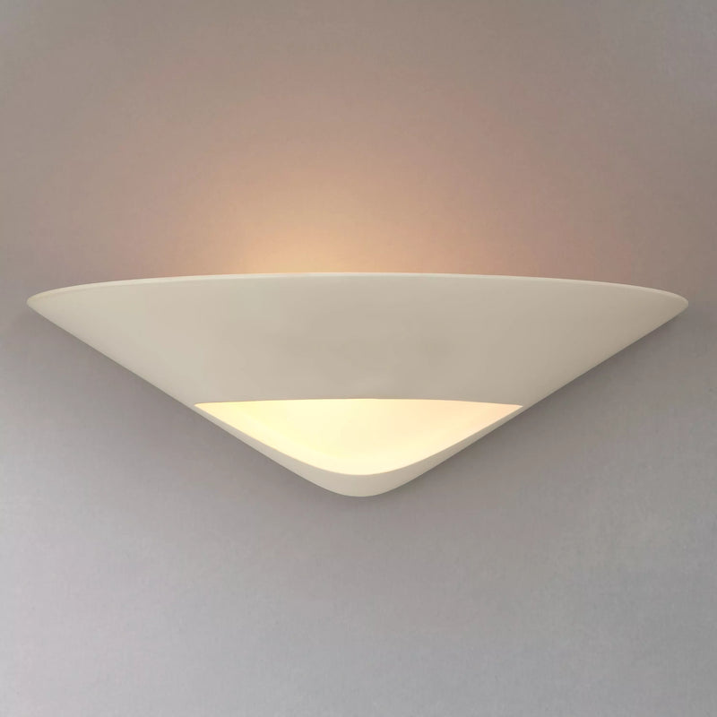 John Lewis Tessa Uplighter Wall Light White - British product