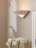 John Lewis Tessa Uplighter Wall Light White - British product