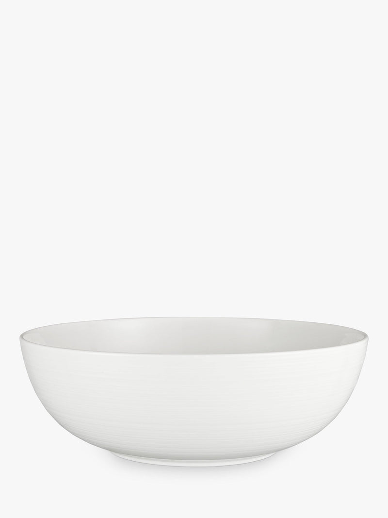 John Lewis fine china serving bowl in natural color, 27cm, UK version