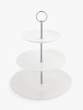 John Lewis fine china 3 tier cake stand in natural finish, UK version