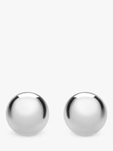 John Lewis IBB 9ct White Gold 7mm Ball Stud Earrings- Buy online at McGrocer