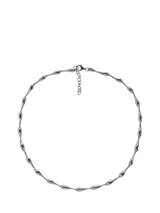John Lewis Nina B Sterling Silver Link Necklace Silver 40cm- Buy online at McGrocer