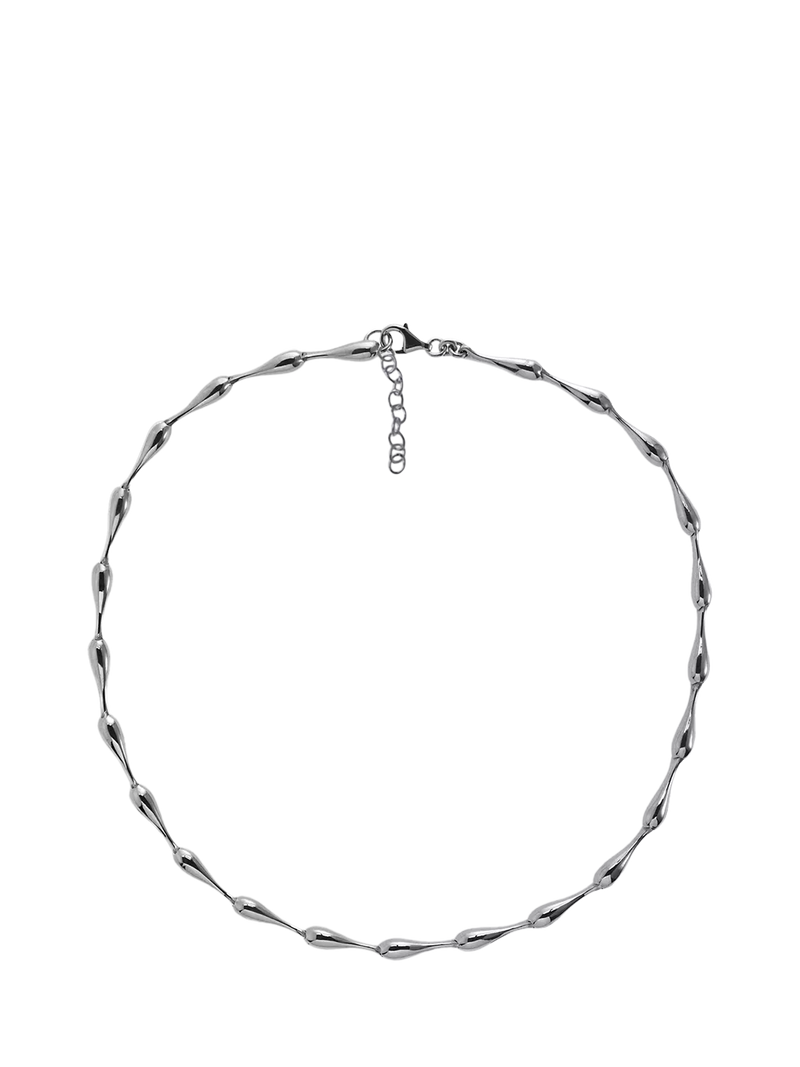 Nina B sterling silver collar necklace 40cm, imported from the UK