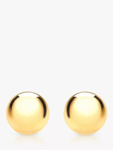 John Lewis IBB 9ct Yellow Gold Ball Stud Earrings- Buy online at McGrocer