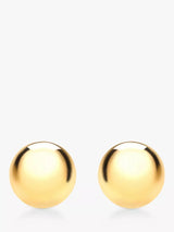 John Lewis IBB 9ct Yellow Gold 8mm Ball Stud Earrings- Buy online at McGrocer