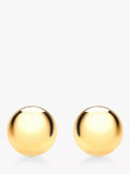 IBB 9ct yellow gold 8mm ball stud earrings, UK version