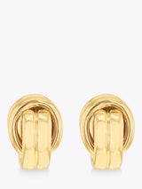 John Lewis IBB 9ct Gold Knot Stud Earrings- Buy online at McGrocer