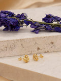 IBB 9ct gold mini rose stud earrings (British brand)