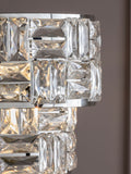 Alexis chrome pendant lamp shade with acrylic beads, UK version