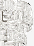 Alexis chrome pendant lamp shade with acrylic beads, UK version
