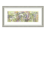 John Lewis John Lewis Catherine Stephenson Agapanthus Grasses Framed Print, 55 x 110cm- Buy online at McGrocer