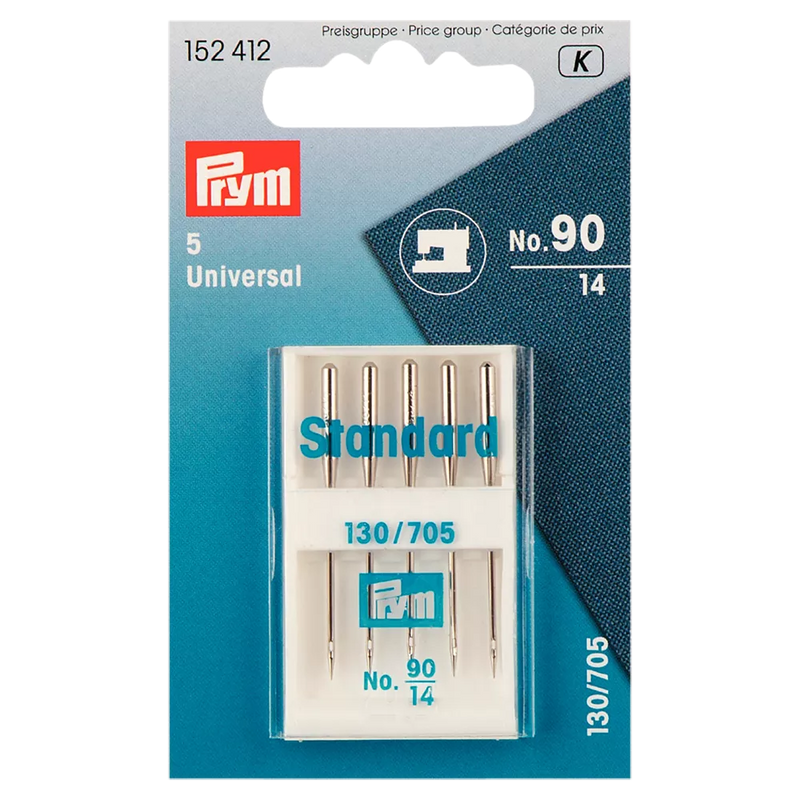 Prym sewing machine needles pack of 5 size 90/14 - British product