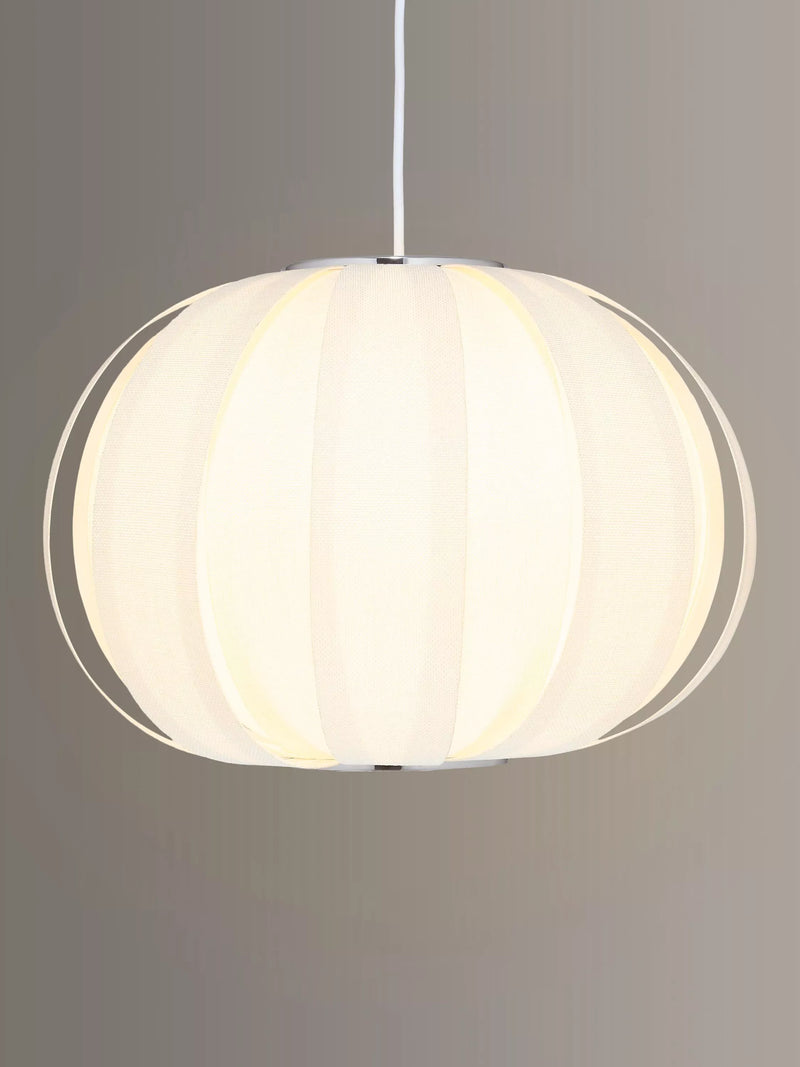 John Lewis ceiling shade cream linen 40cm, imported from the UK
