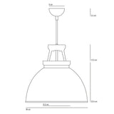 Original BTC Titan pendant light Size 1 (British brand)