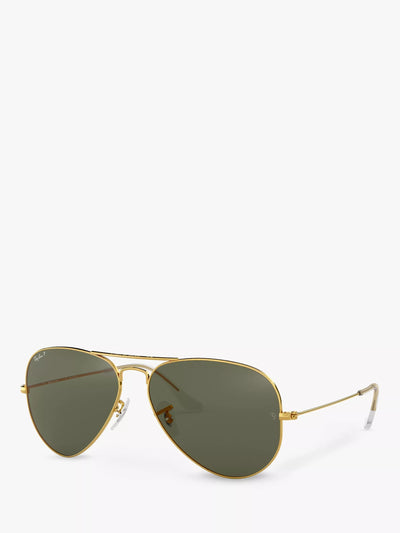 John Lewis Ray-Ban RB3025 Iconic Aviator Sunglasses 58mm- Buy online at McGrocer