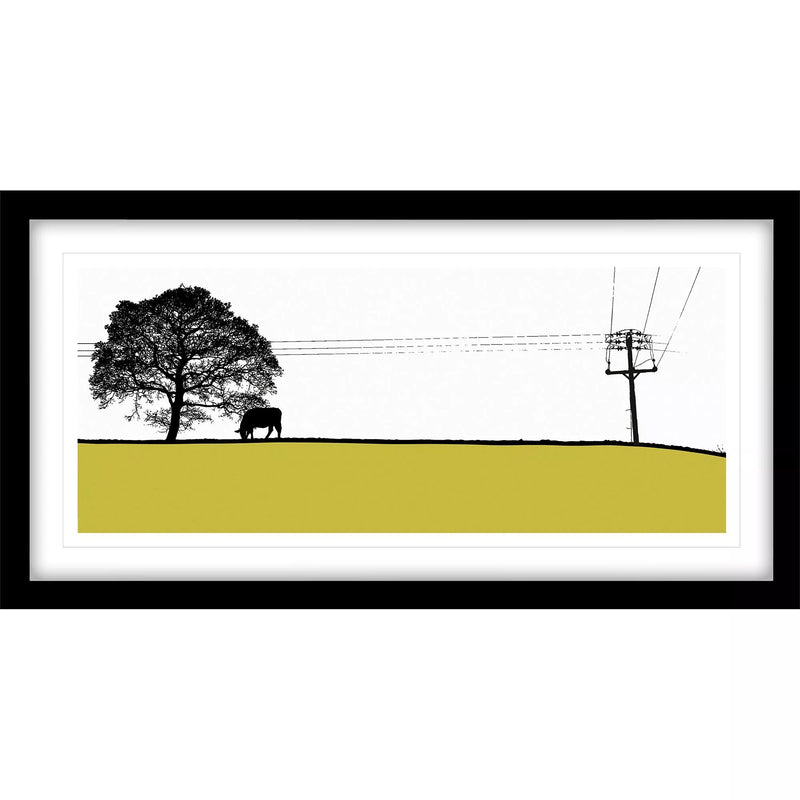 John Lewis framed print Jacky Al-Samarraie Yeadon 44x84cm, UK version