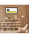 John Lewis framed print Jacky Al-Samarraie Yeadon 44x84cm, UK version