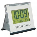 John Lewis Acctim Apex Smartlite LCD Digital Alarm Clock, Silver- Buy online at McGrocer
